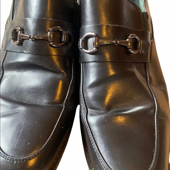 Todd Welsh Men\'s Horse bit Loafers Shoes, Black, Leather, Pre-Owned Size 13 D main image 13